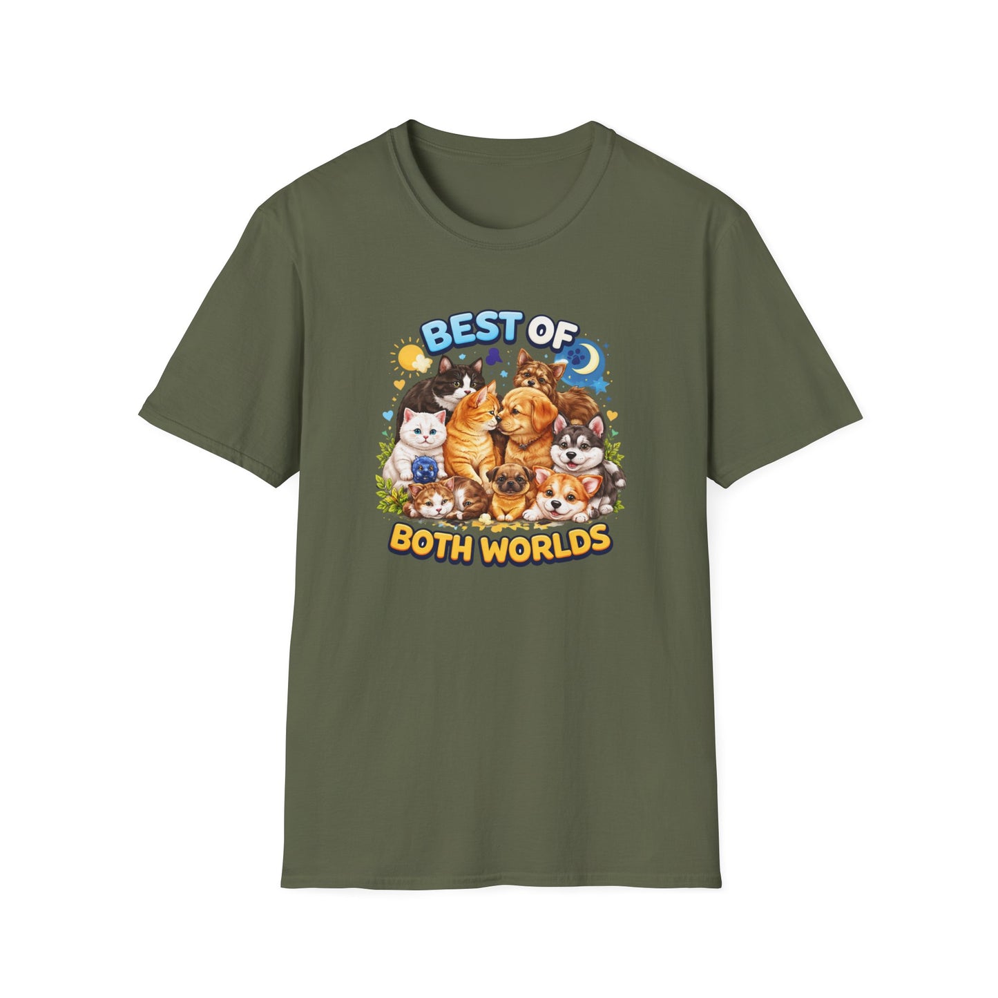 Best of Both Worlds Cats & Dogs T-Shirt