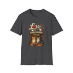 Cat Lover T-Shirt — "Love Is a Four-Legged Word" Graphic Tee