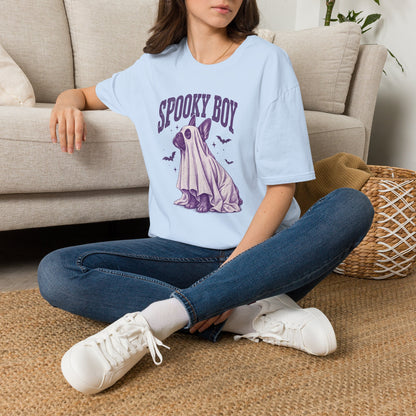 Spooky Boy T‑Shirt — Cute Ghost French Bulldog Halloween Tee