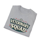 Veterinary Squad T-Shirt — Cute Paw Print Vet Team Tee