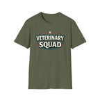 Veterinary Squad T-Shirt — Cute Paw Print Vet Team Tee