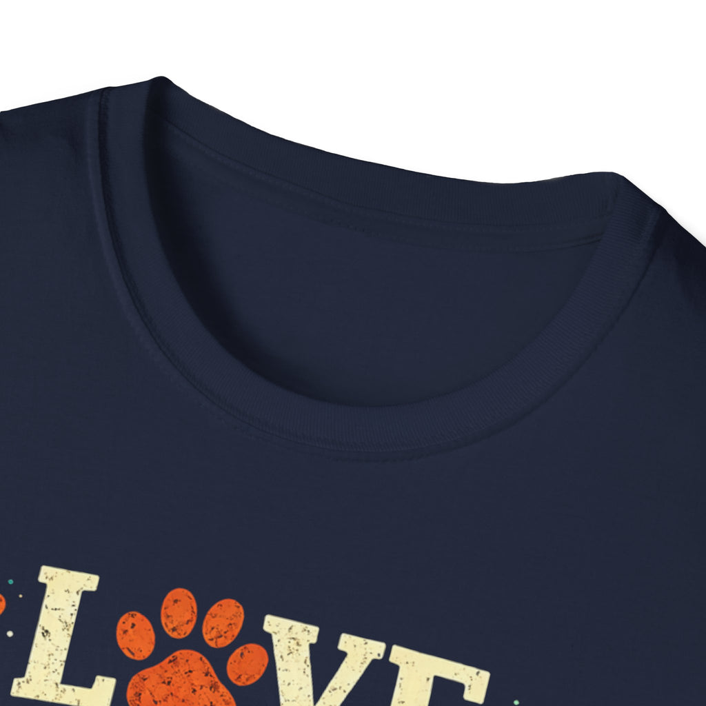 Love Is a Powerful Thing T-Shirt — Cute Paw Print Pet Lover Tee