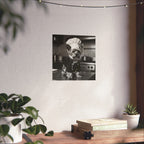 Chef Dog Poster — Matte Vertical Kitchen Wall Art (Yorkshire Terrier in Chef Hat)