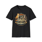 Cat Dad T-Shirt – Vintage Pet Lover Tee with Cats & ‘Cat Dad’ Graphic