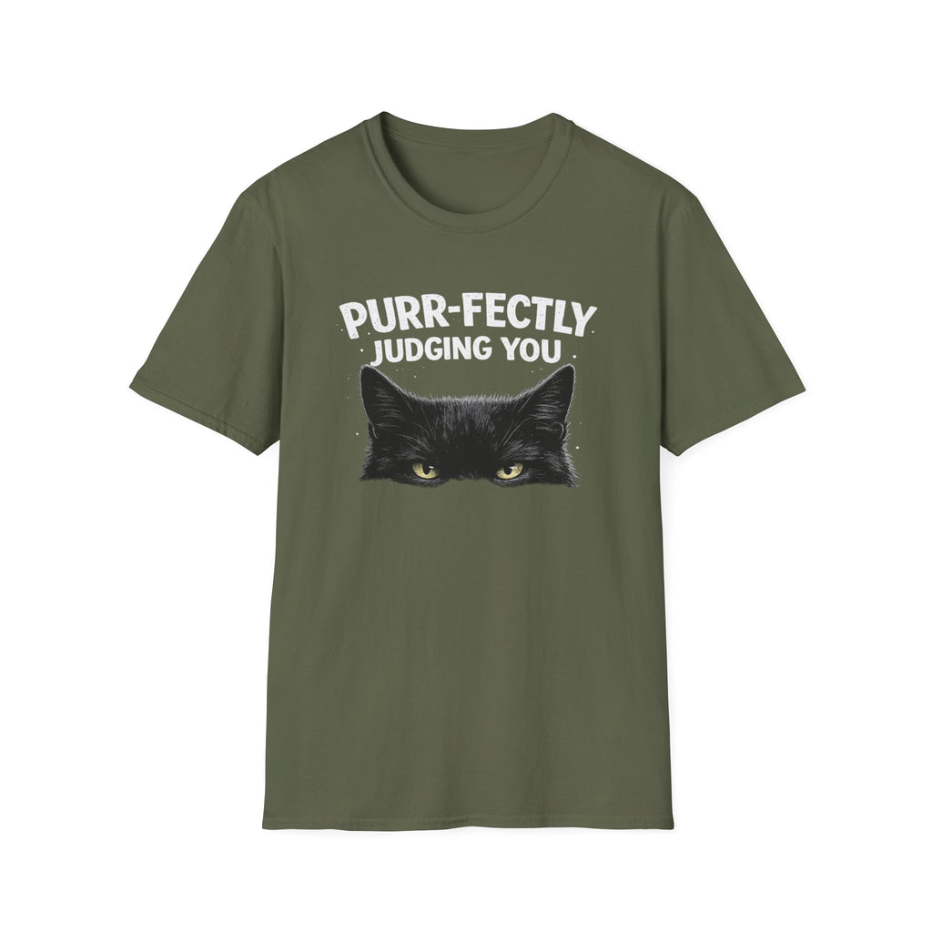 Purr-fectly Judging You Cat T-Shirt