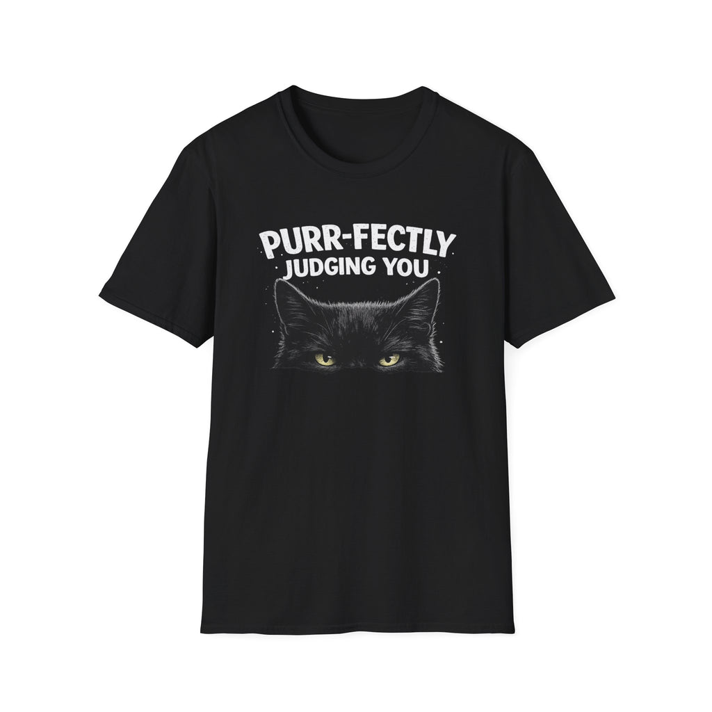 Purr-fectly Judging You Cat T-Shirt