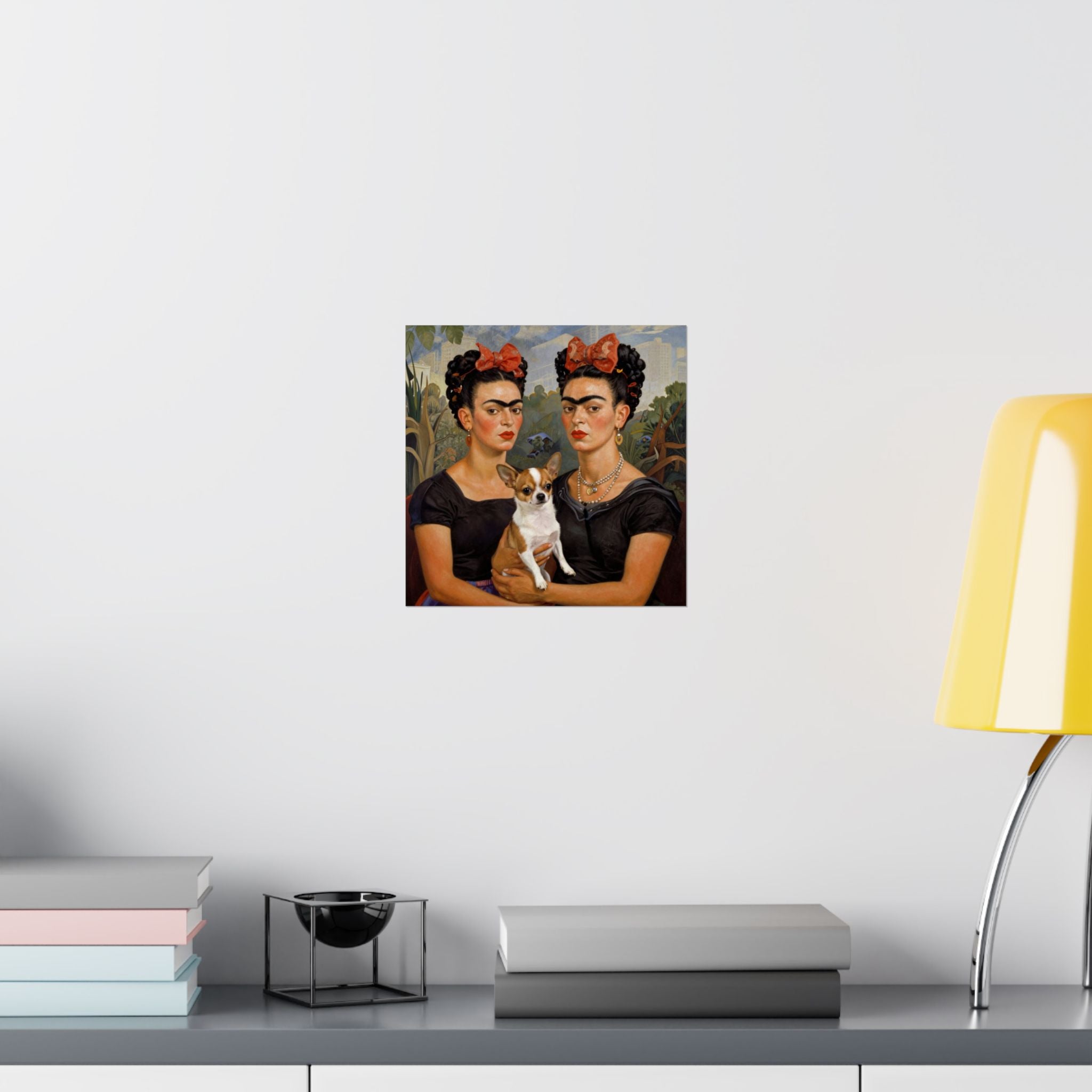 Frida Kahlo Double Portrait Poster — Iconic Twin Self-Portrait Print