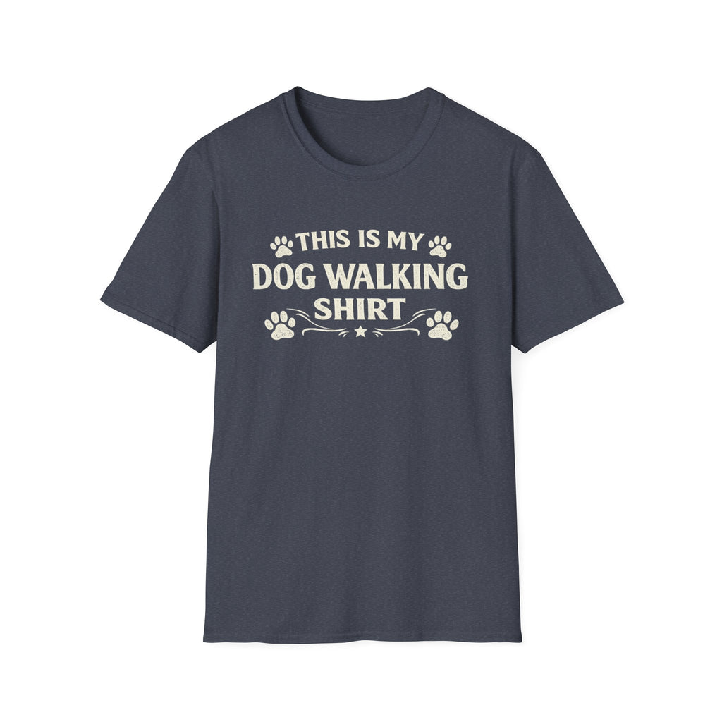 This Is My Dog Walking Shirt Paw Print Tee — Dog Walking T-Shirt