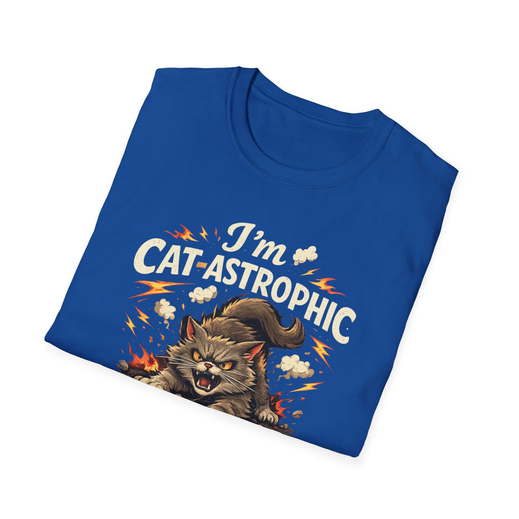 Cat-Astrophic T-Shirt — Funny Angry Cat Graphic Tee