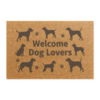 Welcome Dog Lovers Doormat — Pet-Friendly Entryway Mat