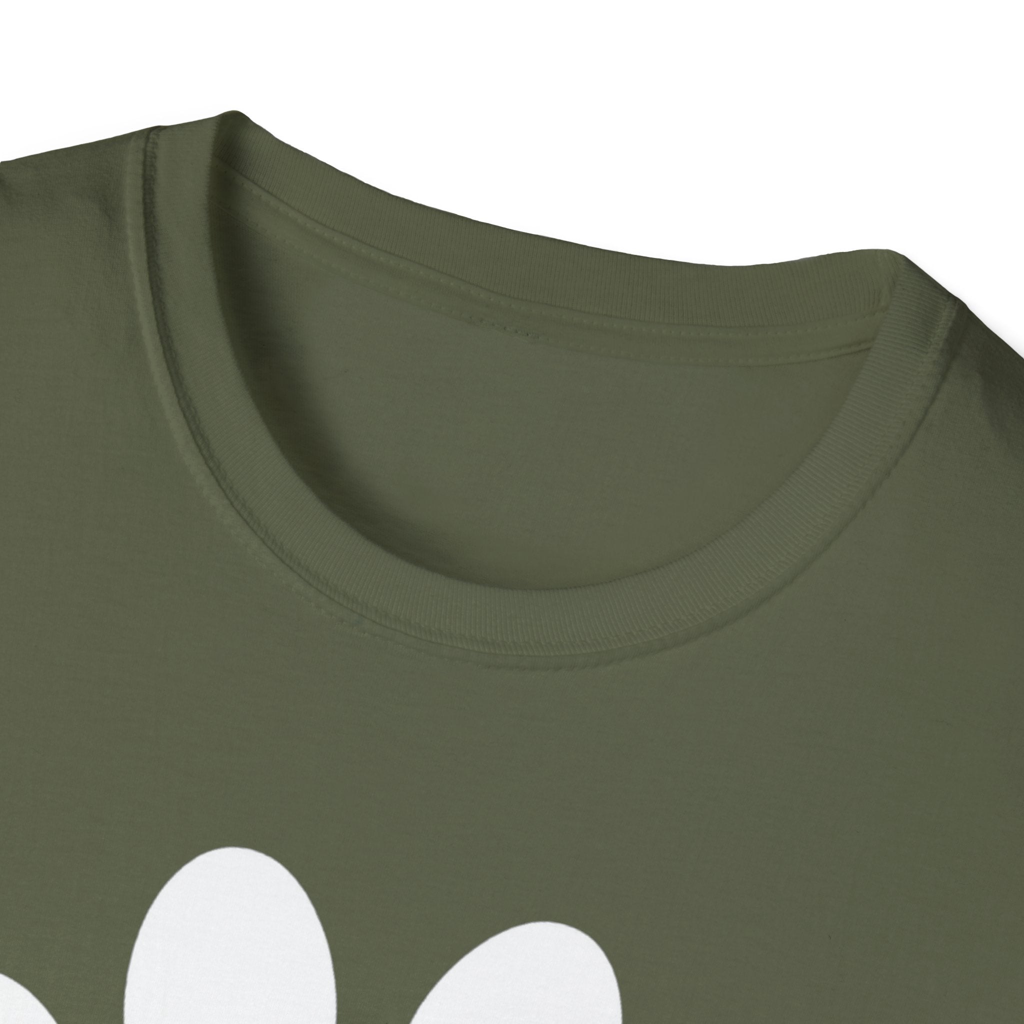 Think Pawsitive Paw Print T-Shirt — Positive Pet Lover Tee