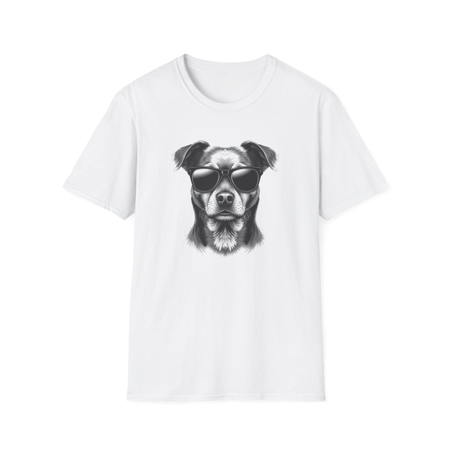 Retro Dog Sunglasses T-Shirt — Vintage Cool Puppy Graphic Tee