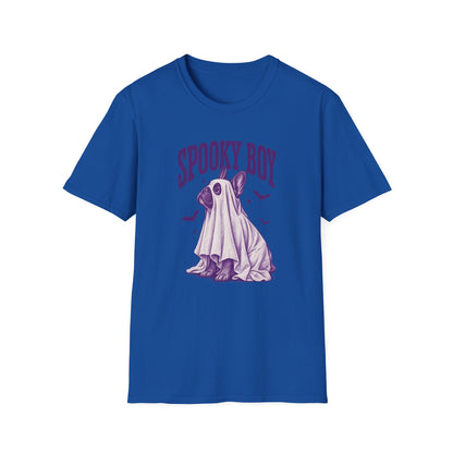 Spooky Boy T‑Shirt — Cute Ghost French Bulldog Halloween Tee