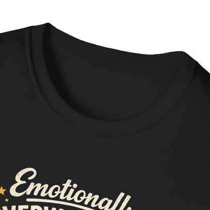 Emotionally Overwhelmed Dog T-Shirt — "Dog Still Needs a Walk" Vintage Rescue Tee