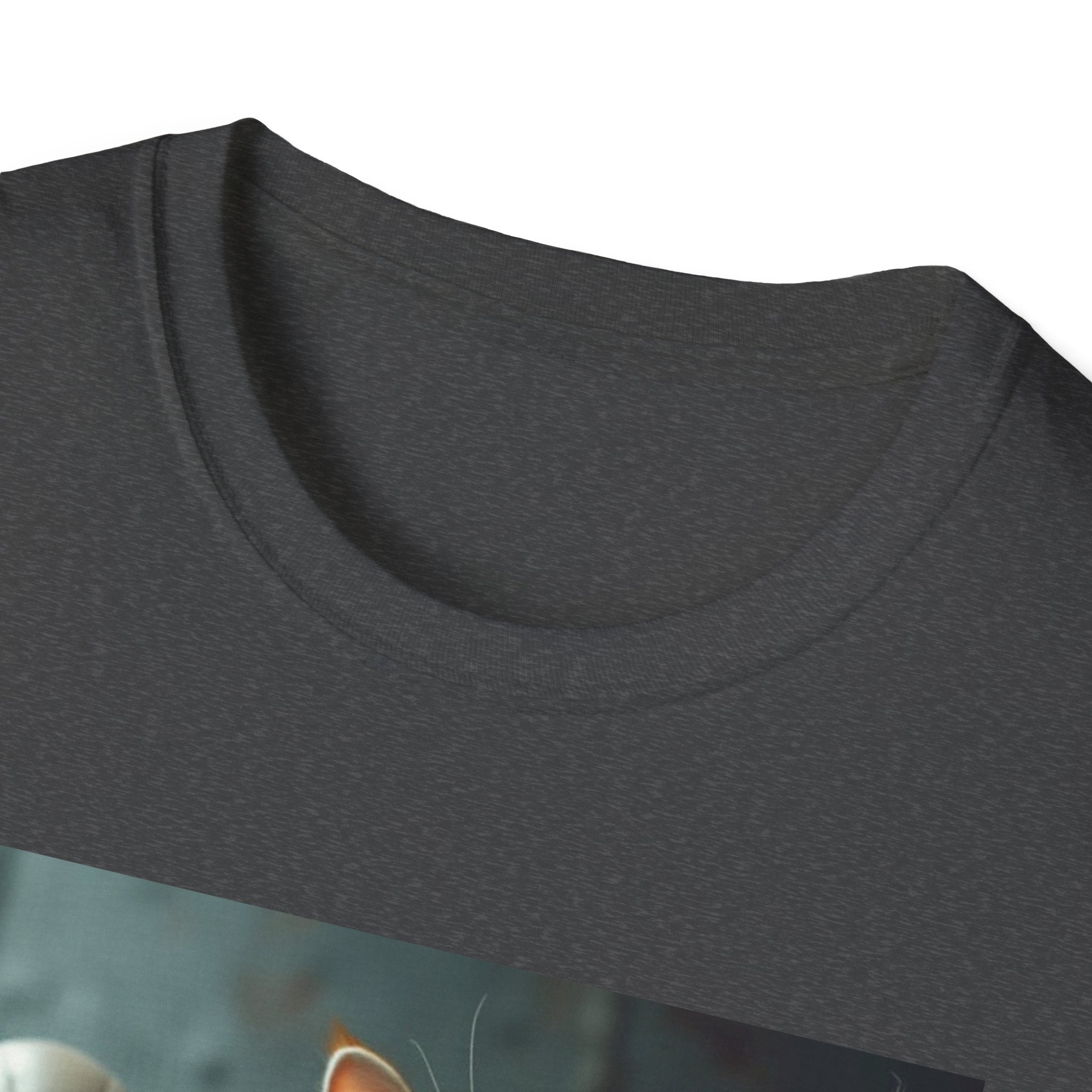 Alien Selfie T‑Shirt — Cute Ginger Cat & UFO Friend Graphic Tee