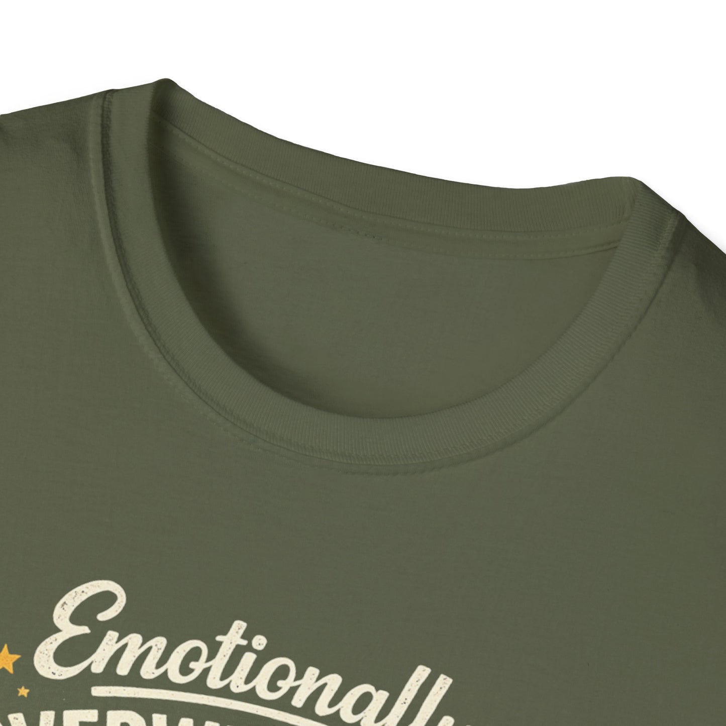 Emotionally Overwhelmed Dog T-Shirt — "Dog Still Needs a Walk" Vintage Rescue Tee