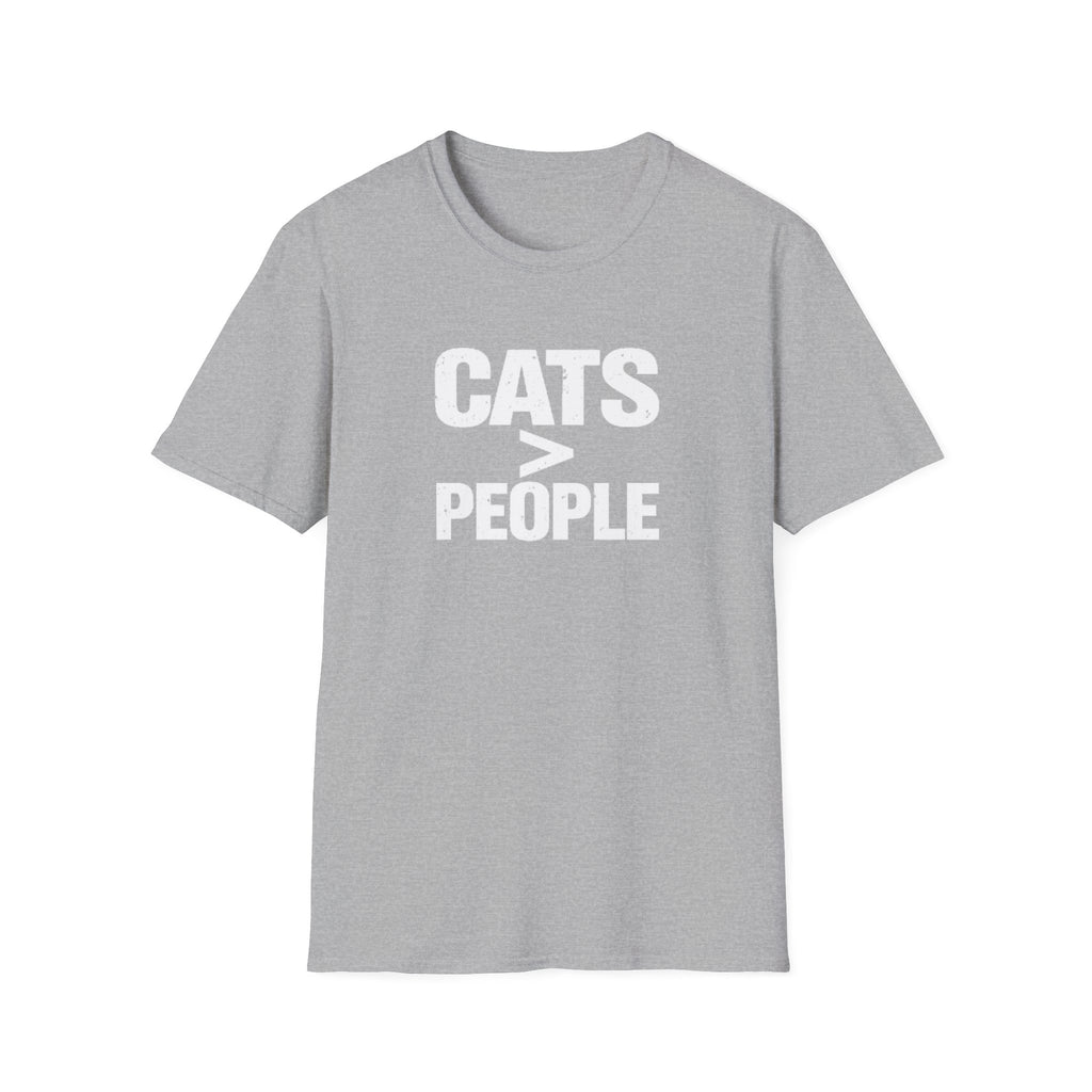 Cats > People T-Shirt — Funny Cat Lover Tee