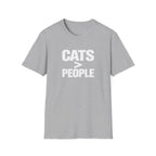 Cats > People T-Shirt — Funny Cat Lover Tee