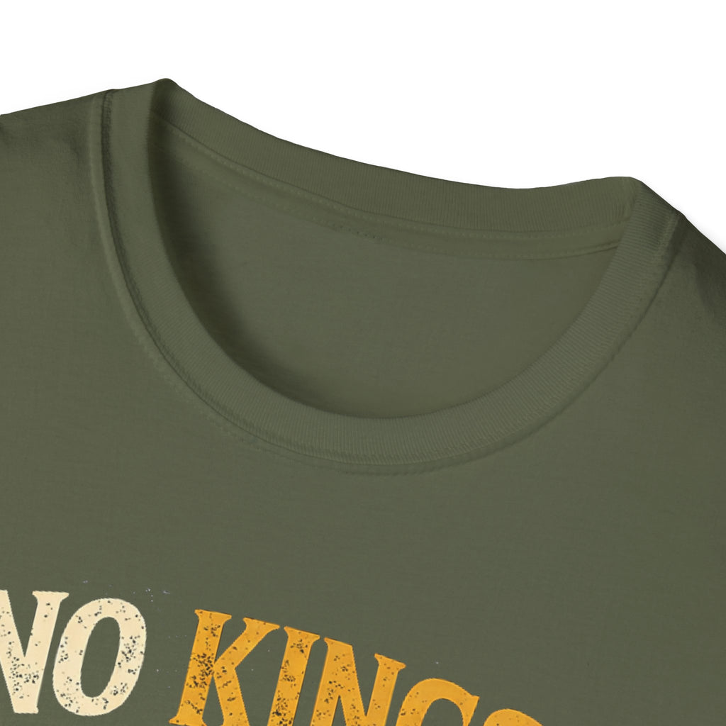 No Kings Except My Cat T-Shirt — Funny Cat Royalty Tee for Cat Lovers