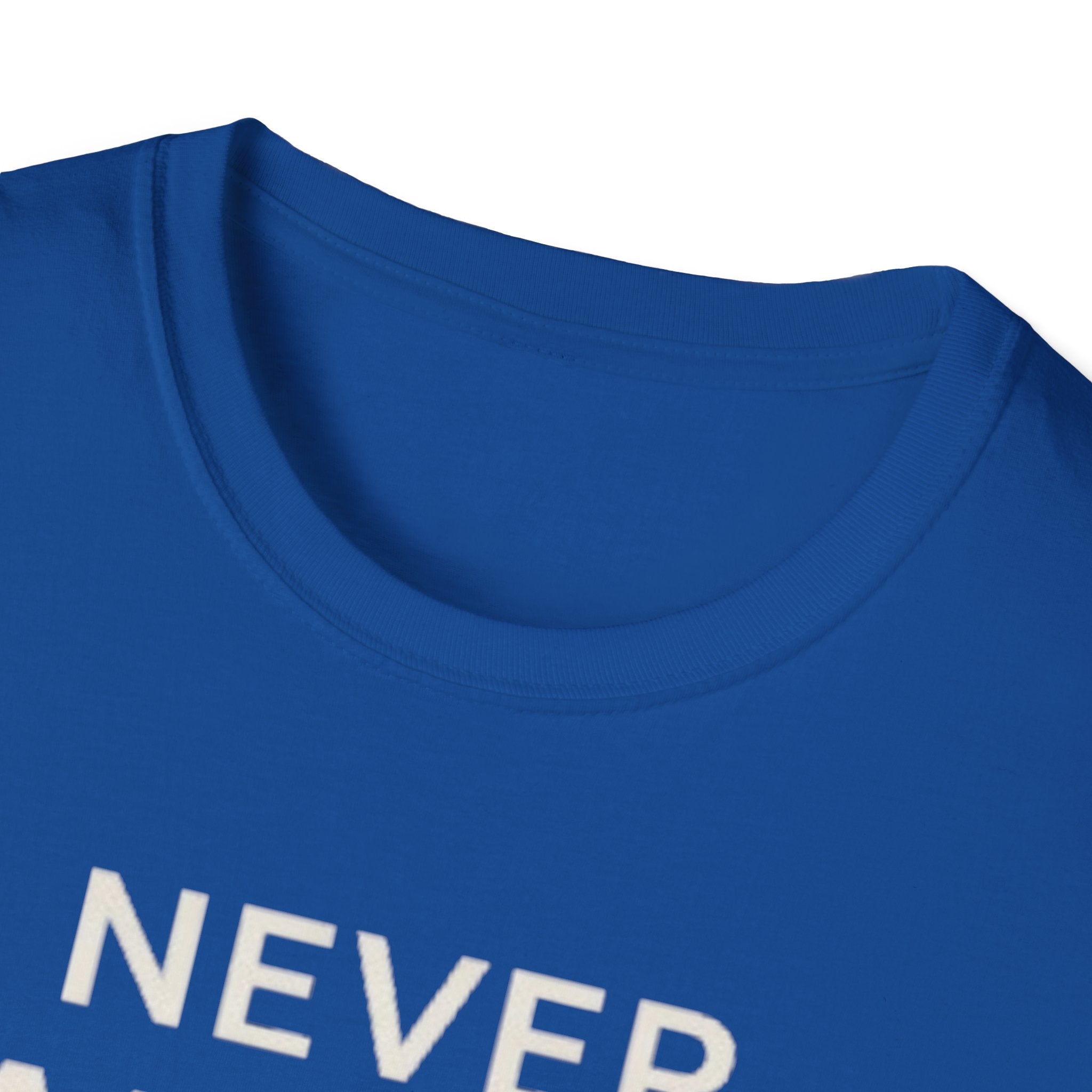 Never Alone Cat T-Shirt — "Never Alone. that's what cats are for."