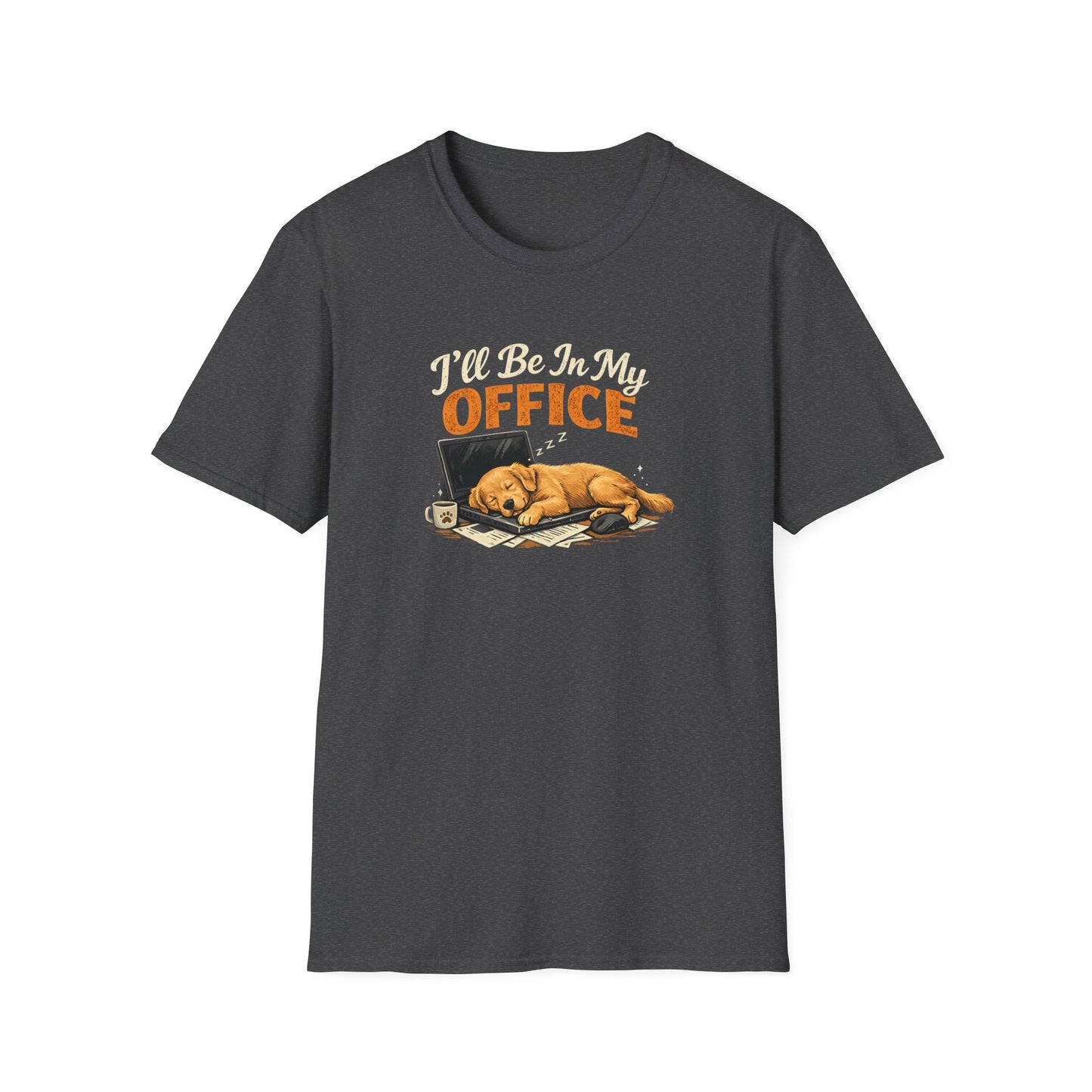 Dog Nap Office T-Shirt – Funny Sleeping Puppy Work Humor Tee