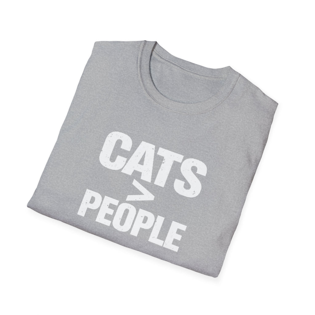 Cats > People T-Shirt — Funny Cat Lover Tee