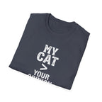Cat Lover T‑Shirt — "My Cat > Your Opinion" Funny Pet Apparel