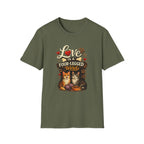 Cat Lover T-Shirt — "Love Is a Four-Legged Word" Graphic Tee