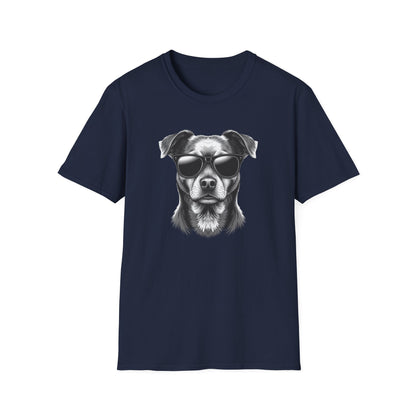 Retro Dog Sunglasses T-Shirt — Vintage Cool Puppy Graphic Tee