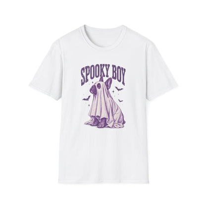 Spooky Boy T‑Shirt — Cute Ghost French Bulldog Halloween Tee