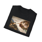 Renaissance 'Creation of Cat' Art Print T-Shirt