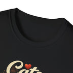 Cats Are My Therapy T-Shirt — Vintage Cozy Cat Lover Tee