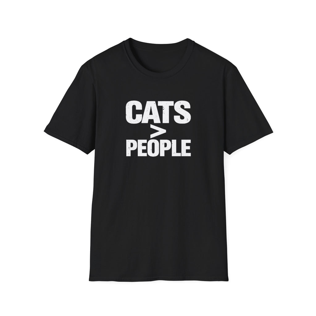 Cats > People T-Shirt — Funny Cat Lover Tee