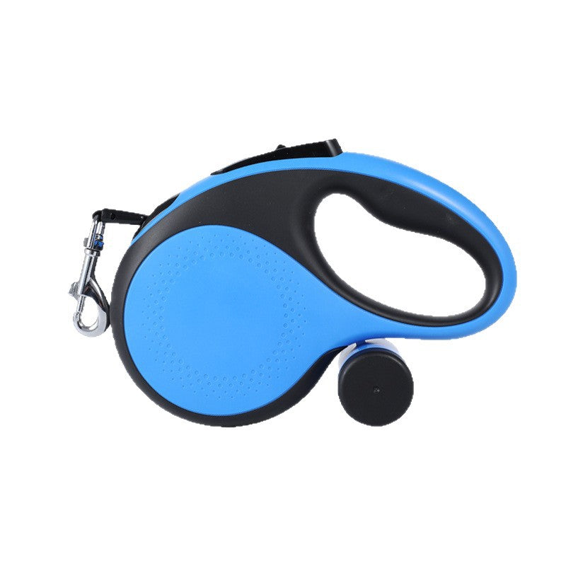 Automatic Retractable Dog Leash with Waste Bag Holder