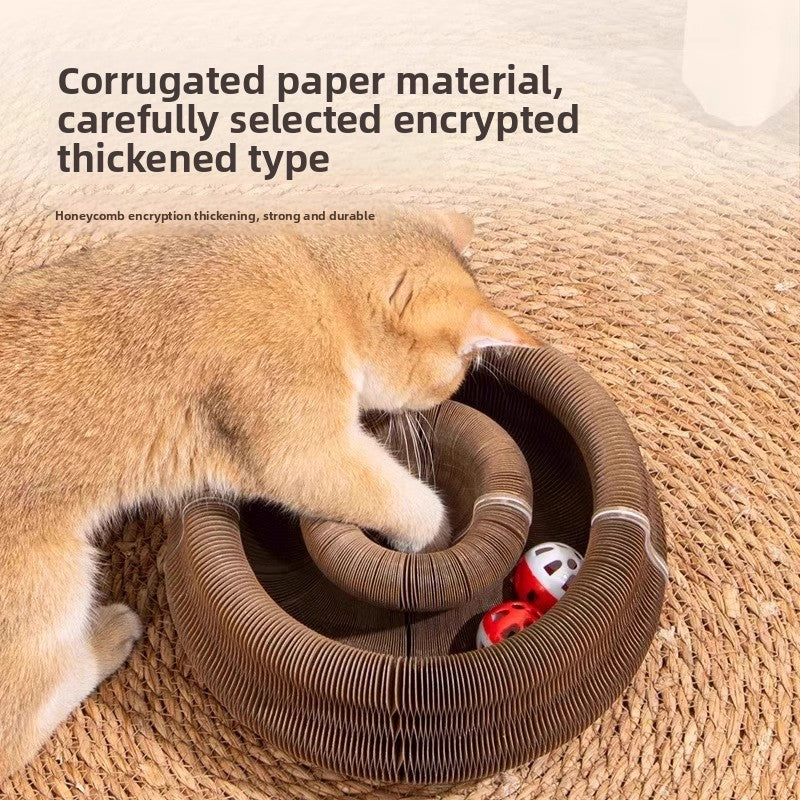 Organ Cat Scratch Board Nest Wear-resistant Scrap-resistant Cat Toy Self-relief Corrugated Paper Claw Grinding Board