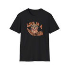 T-Shirt — "Love Is a Powerful Thing" Golden Retriever Graphic Tee