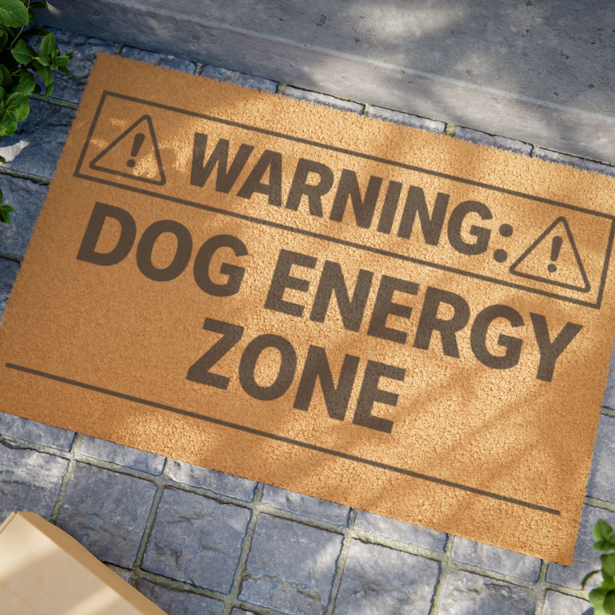 Warning: Dog Energy Zone Doormat