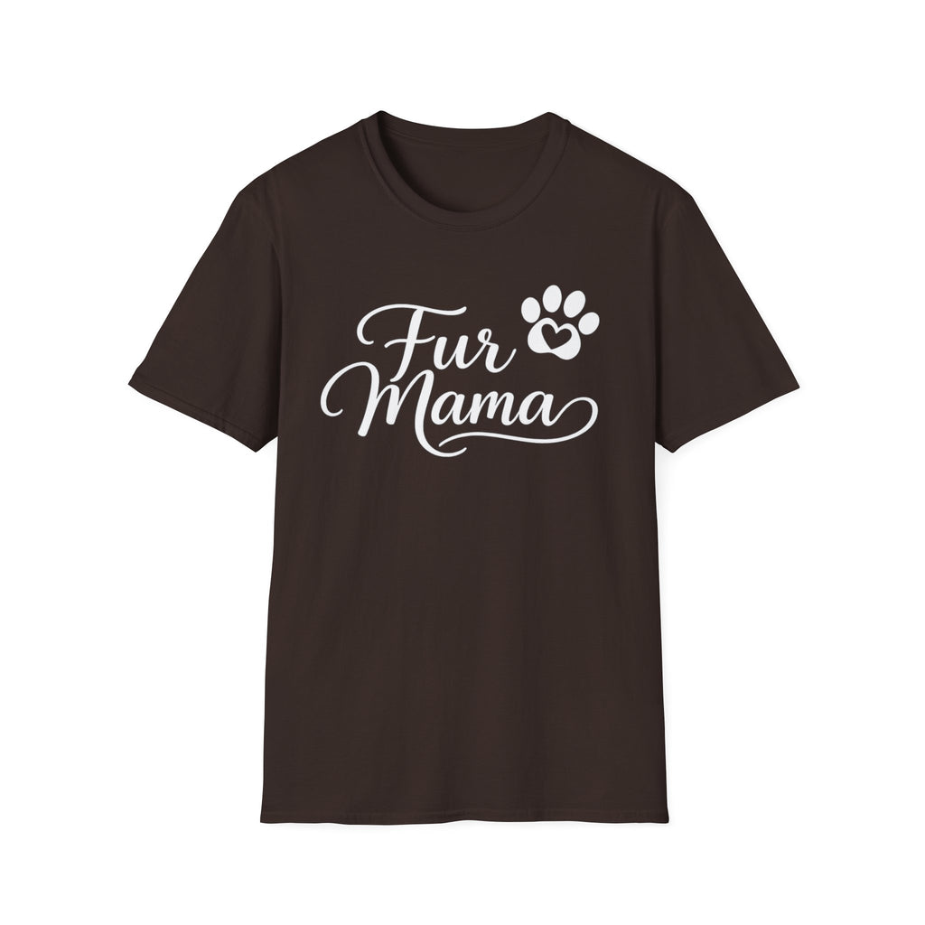 Fur Mama T-Shirt — Cute Paw Print Graphic Tee for Dog & Cat Lovers