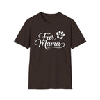 Fur Mama T-Shirt — Cute Paw Print Graphic Tee for Dog & Cat Lovers
