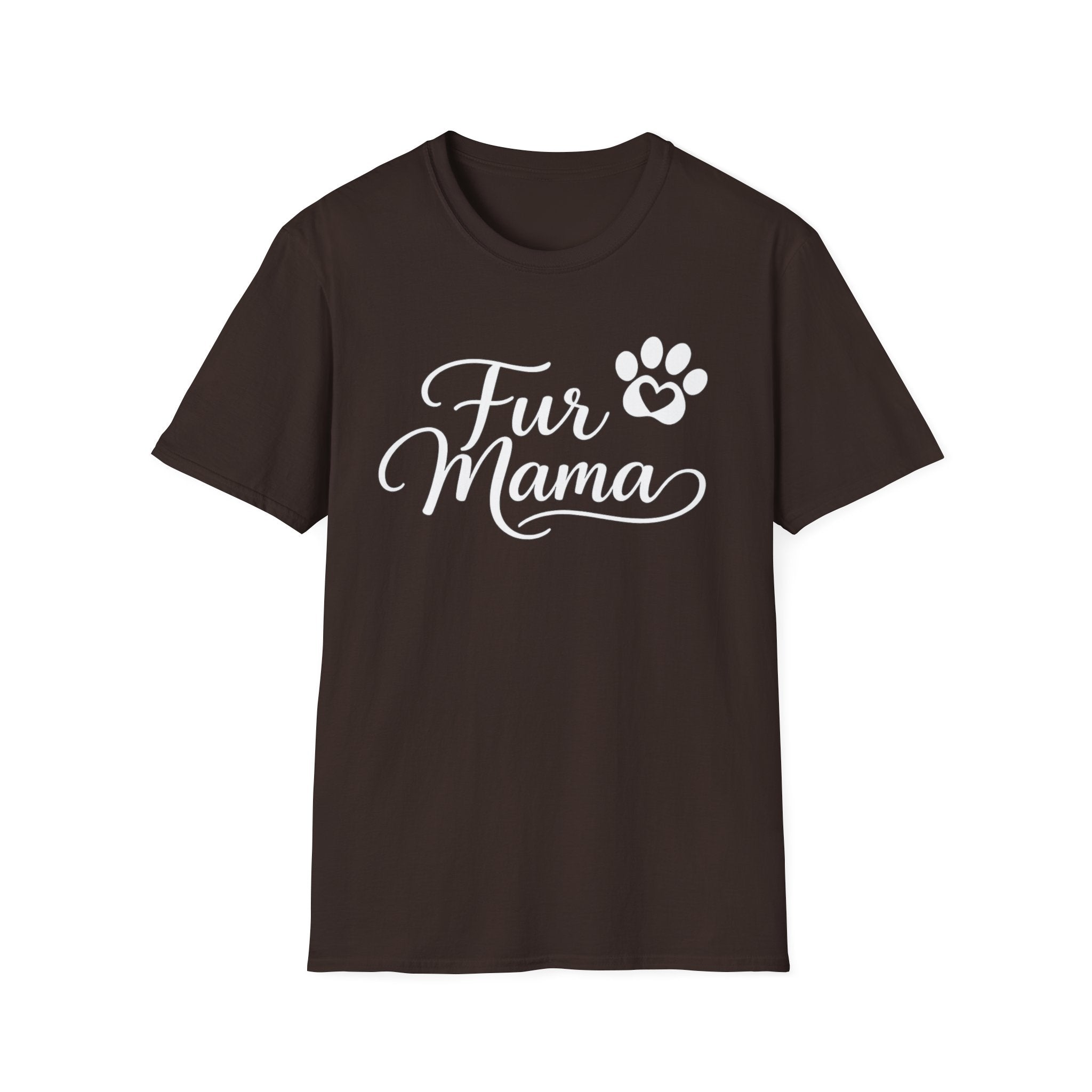 Fur Mama T-Shirt — Cute Paw Print Graphic Tee for Dog & Cat Lovers