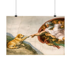Golden Retriever Creation of Dogs — Matte Horizontal Poster