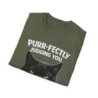 Purr-fectly Judging You Cat T-Shirt