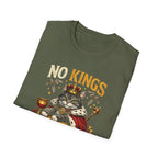 No Kings Except My Cat T-Shirt — Funny Cat Royalty Tee for Cat Lovers