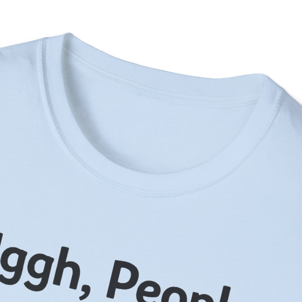 Uggh, People. Cat T-Shirt — Funny Grumpy Cat Graphic Tee for Cat Lovers