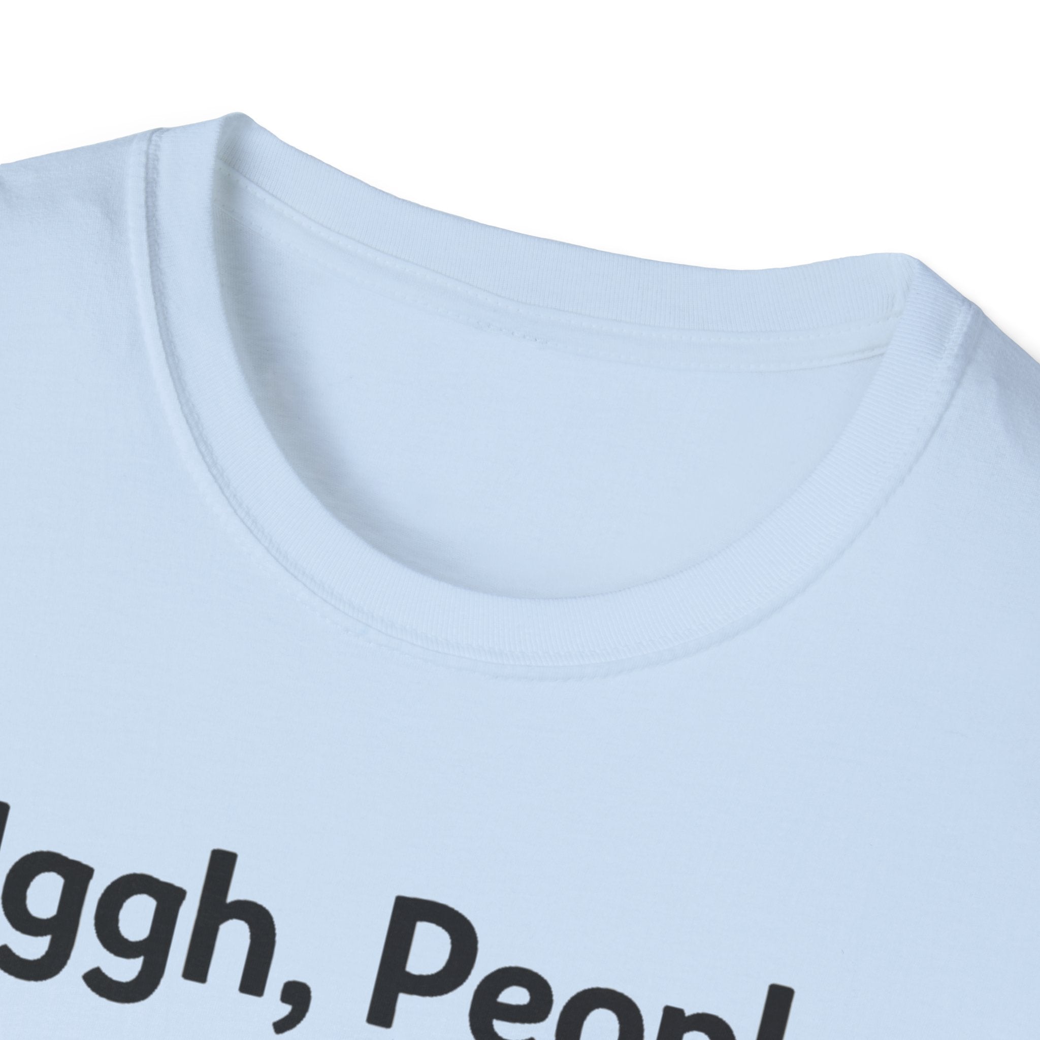 Uggh, People. Cat T-Shirt — Funny Grumpy Cat Graphic Tee for Cat Lovers