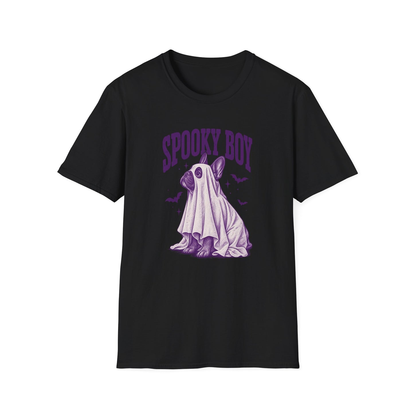 Spooky Boy T‑Shirt — Cute Ghost French Bulldog Halloween Tee