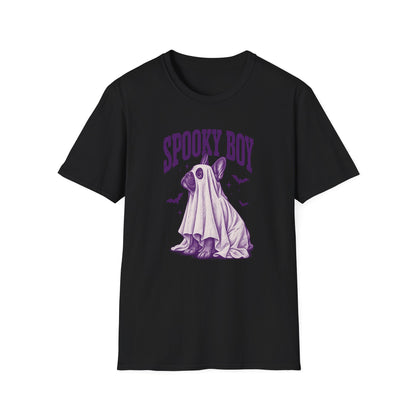 Spooky Boy T‑Shirt — Cute Ghost French Bulldog Halloween Tee