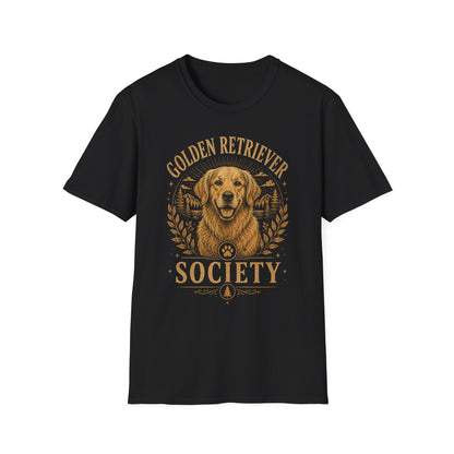 Golden Retriever Society T-Shirt — Vintage Dog Lover Tee