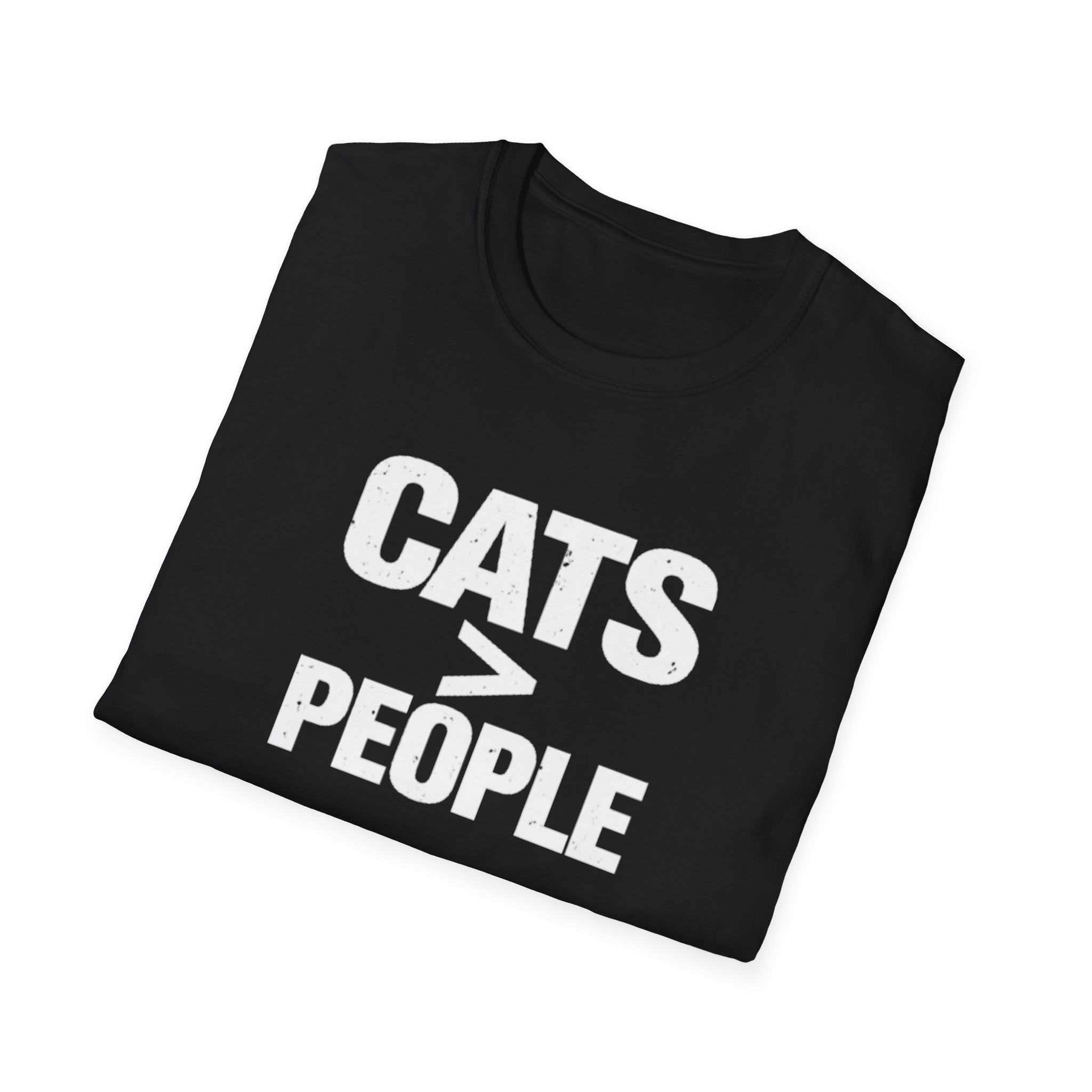 Cats > People T-Shirt — Funny Cat Lover Tee